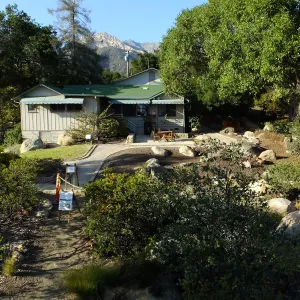 Home Demonstration Garden Renovation, view 25, south side of Cottage