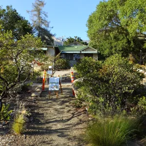 Home Demonstration Garden Renovation, view 24, south side of Cottage