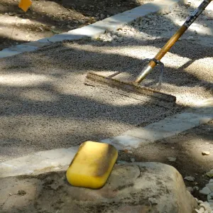 Home Demonstration Garden Renovation, Eco-Pave installation