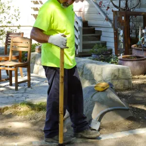 Home Demonstration Garden Renovation, Eco-Pave installation