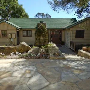 Home Demonstration Garden Renovation, view 2, north side of Cottage
