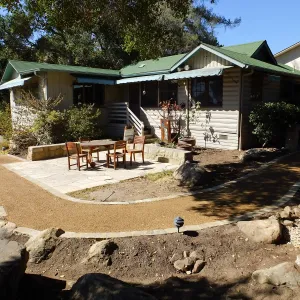 Home Demonstration Garden Renovation, view 13, looking towards southeast corner of Cottage