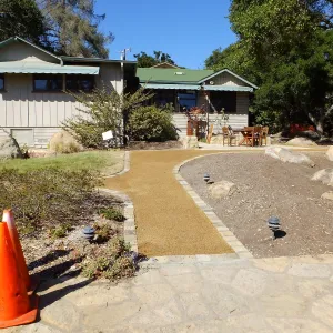 Home Demonstration Garden Renovation, view 22, south side of Cottage