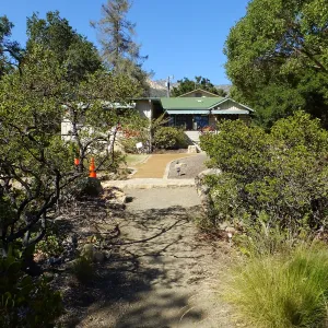 Home Demonstration Garden Renovation, view 24, south side of Cottage