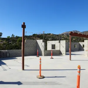 Pritzlaff Conservation Center Construction, looking northwest across Conference/Training area