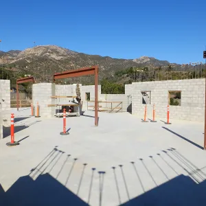 Pritzlaff Conservation Center Construction, looking northeast across Conference/Training area