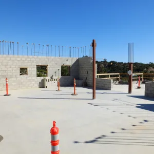 Pritzlaff Conservation Center Construction, looking southeast across Conference/Training area