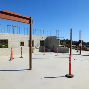 Pritzlaff Conservation Center Construction, looking southeast across Conference/Training area