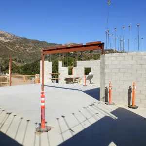 Pritzlaff Conservation Center Construction, looking northeast across Administrative office area