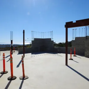 Pritzlaff Conservation Center Construction, looking southwest across Administrative office area