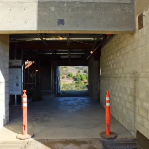 Pritzlaff Conservation Center Construction, main entrance looking east