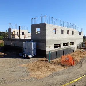 Pritzlaff Conservation Center Construction, Exterior looking southeast