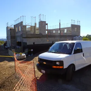 Pritzlaff Conservation Center Construction, exterior looking southwest