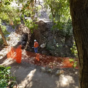 Pritzlaff Conservation Center Construction, Storm Drain installation, Arroyo