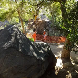 Pritzlaff Conservation Center Construction, Storm Drain installation, Arroyo