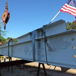 Pritzlaff Conservation Center Construction, Topping Off