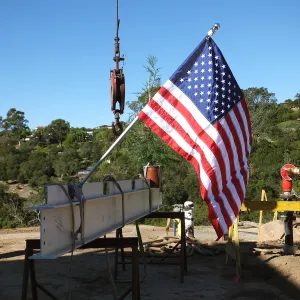 Pritzlaff Conservation Center Construction, Topping Off
