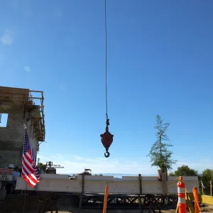 Pritzlaff Conservation Center Construction, Topping Off