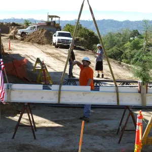 Pritzlaff Conservation Center Construction, Topping Off
