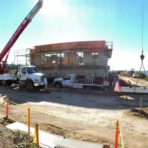 Pritzlaff Conservation Center Construction, Topping Off