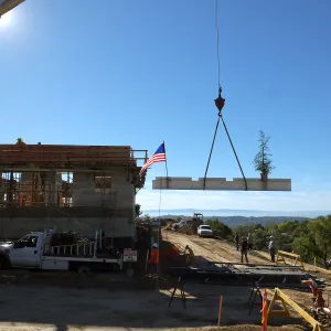 Pritzlaff Conservation Center Construction, Topping Off