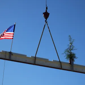 Pritzlaff Conservation Center Construction, Topping Off