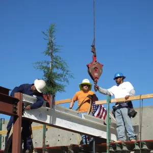Pritzlaff Conservation Center Construction, Topping Off