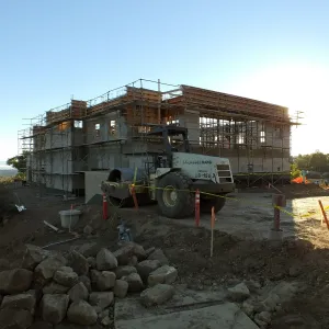 Pritzlaff Conservation Center Construction, exterior looking southwest