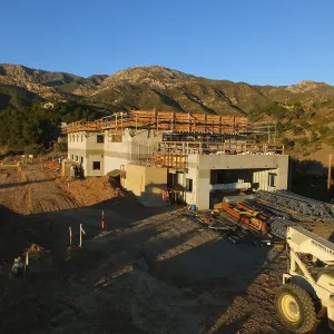 Pritzlaff Conservation Center Construction, exterior looking northeast