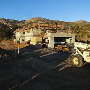Pritzlaff Conservation Center Construction, exterior looking northeast