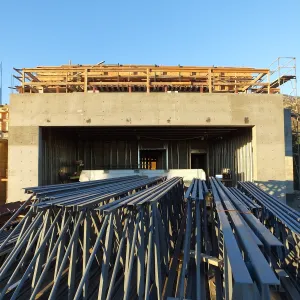 Pritzlaff Conservation Center Construction, south wall
