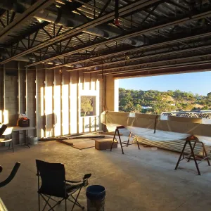 Pritzlaff Conservation Center Construction, Exhibit Room, looking southeast