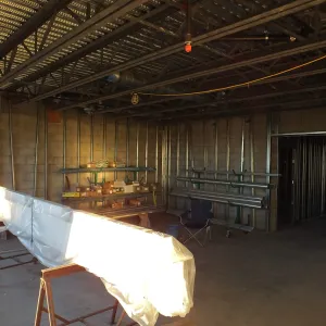 Pritzlaff Conservation Center Construction, Exhibit Room, looking northwest