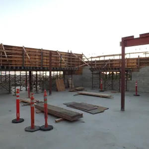 Pritzlaff Conservation Center Construction, looking southwest across Conference/Training area