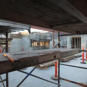 Pritzlaff Conservation Center Construction, looking northwest across Conference/Training area