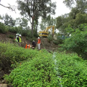 Sewer work