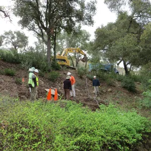 Sewer work
