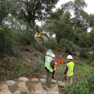Sewer work