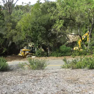 Sewer work