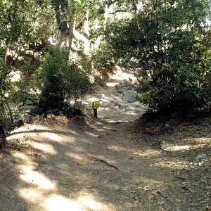 Signage at upper creek crossing