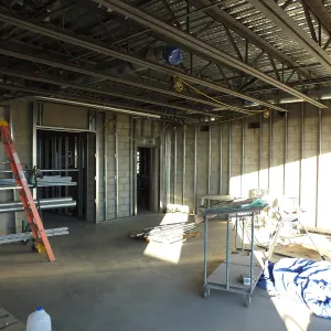 Pritzlaff Conservation Center Construction, Exhibit Room, looking northeast 