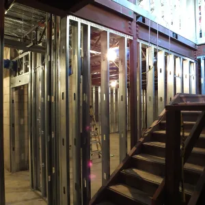 Pritzlaff Conservation Center Construction, looking northwest across Herbarium space 