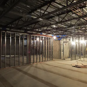Pritzlaff Conservation Center Construction, looking southeast across Herbarium area 