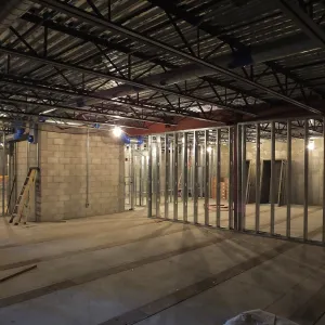 Pritzlaff Conservation Center Construction, looking southwest across Herbarium area 