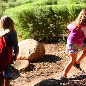 Children in the Centennial Maze