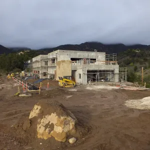 Pritzlaff Conservation Center Construction, Exterior looking northeast