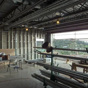 Pritzlaff Conservation Center Construction, Exhibit Room, looking southeast