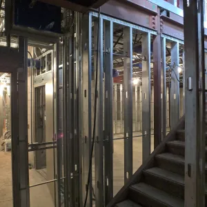 Pritzlaff Conservation Center Construction, looking northwest across Herbarium space