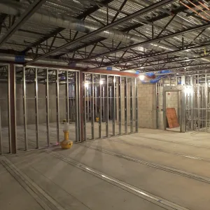 Pritzlaff Conservation Center Construction, looking southeast across Herbarium area