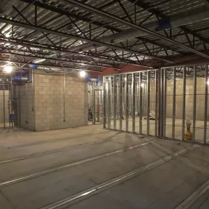 Pritzlaff Conservation Center Construction, looking southwest across Herbarium area